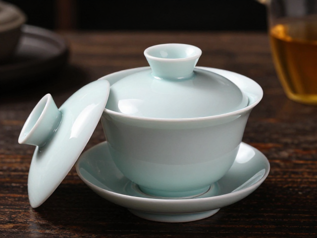 施釉盖碗泡红茶好不好?选对釉面不吸味,茶香更纯正