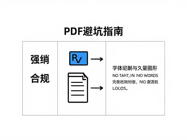 字体嵌入与矢量图形的完整性检查