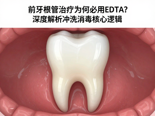 前牙解剖特点对冲洗策略的影响与EDTA的应用优势