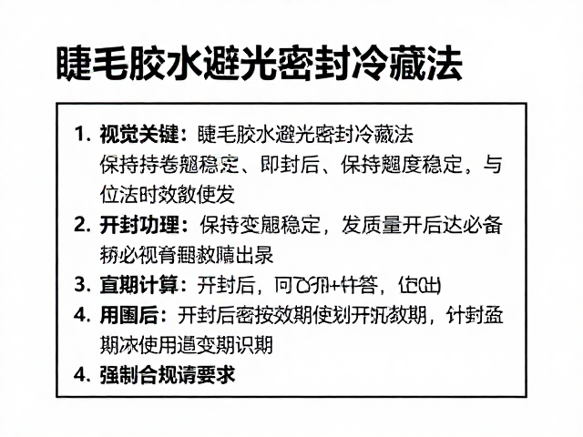 开封管理:有效期计算与变质识别