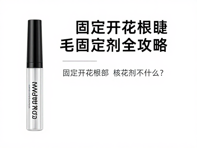 固定开花睫毛根部用什么?卸除辅助液,固定剂全攻略