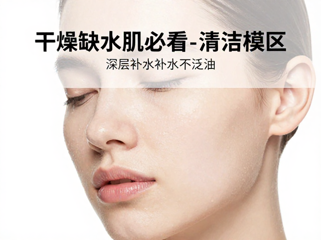 干燥缺水肌必看，微震促吸收，清洁模式，深层补水不泛油