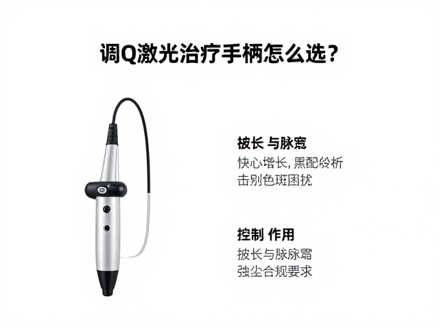 调Q激光治疗手柄怎么选？快速击碎黑色素，告别色斑困扰