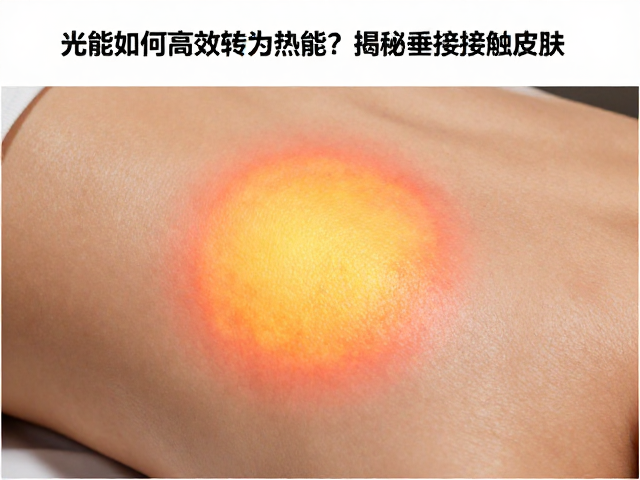 光斑面积对皮肤热分布的具体影响