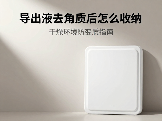 导出液去角质后怎么收纳？干燥环境防变质指南