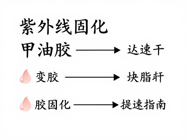 延长胶与甲油胶的固化协同策略