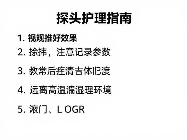 运行参数的标准化记录