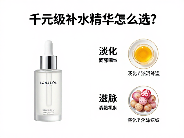 千元级补水精华怎么选？淡化面部细纹，主流款实测推荐