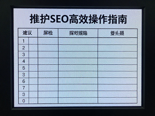 屏检:视觉反馈的即时校准