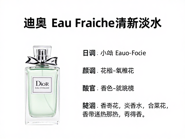 迪奥Eau Fra&icirc;che清新淡香适用季节推荐，春夏首选的清爽香气指南