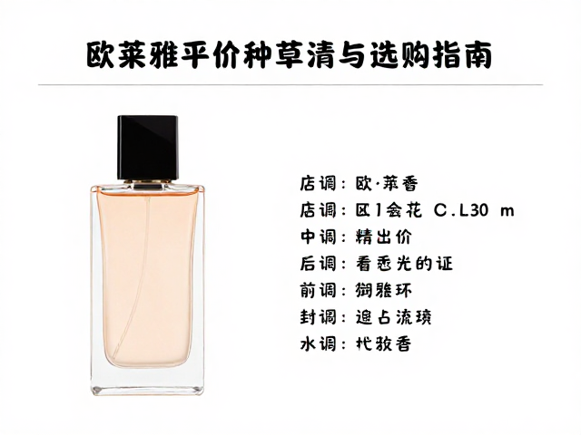 欧莱雅平价香水推荐,小红书店铺种草清单与选购指南