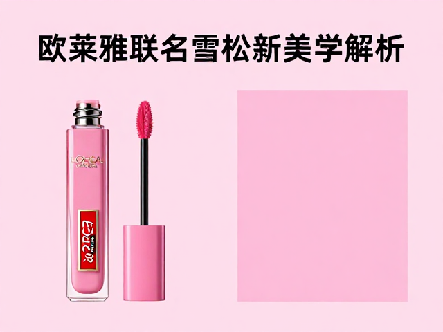 欧莱雅联名雪松少女感配色,高颜值美妆新品种草指南