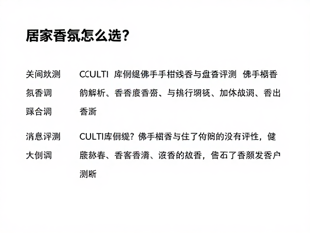 CULTI库俐缇佛手柑线香与盘香评测,居家香氛怎么选?