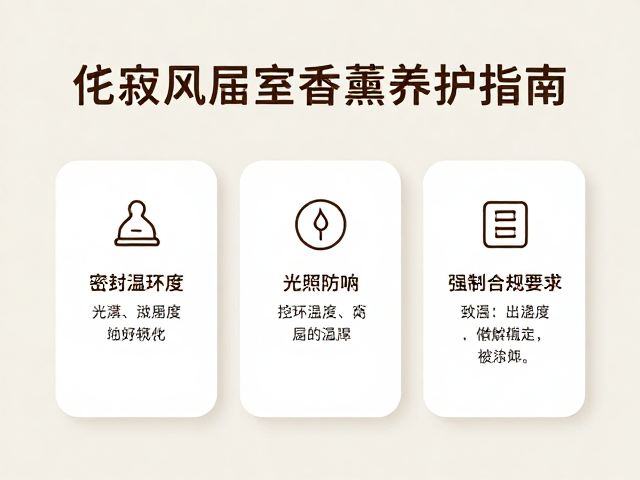 控制环境温湿度与光照影响