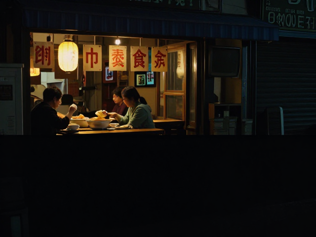 夜幕下的人情冷暖