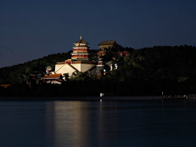 北京皇家园林夜景机位推荐,避开强光扰客,捕捉静谧夜色