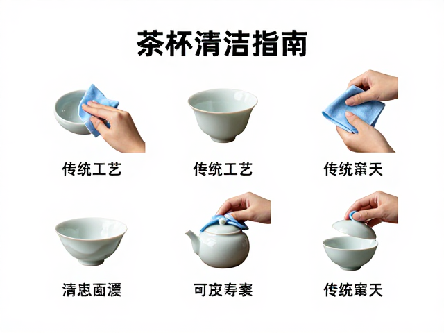 不同材质茶具的擦拭手法与注意事项