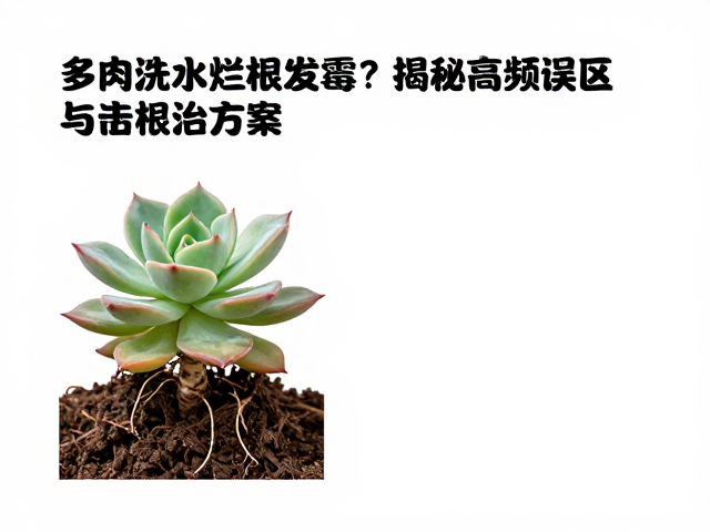 多肉浇水烂根发霉？揭秘高频误区与根治方案