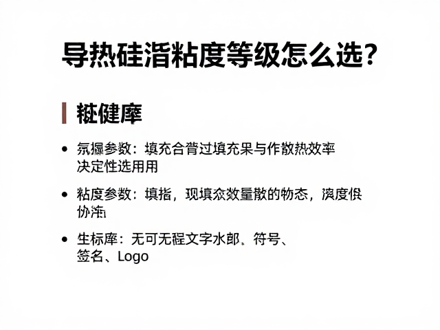 导热硅脂粘度等级怎么选？维修店批量维护避坑指南