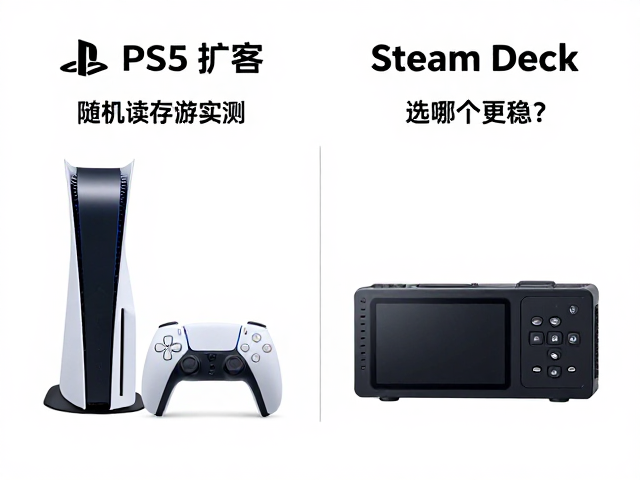 PS5扩容与Steam Deck对比，随机读写性能实测，选哪个更稳？