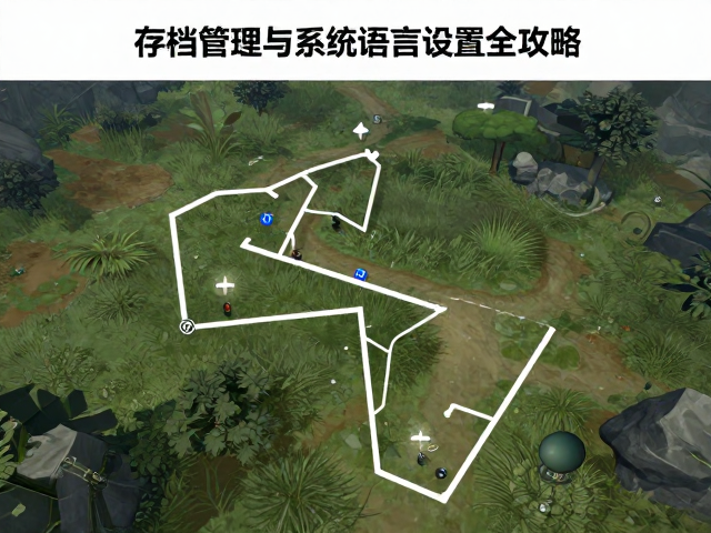游戏路径扫描教程，存档管理与系统语言设置全攻略