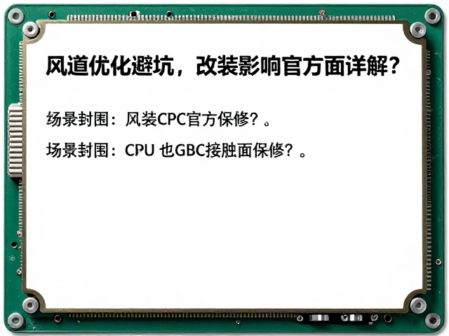 风道优化避坑，改装影响官方保修？CPU与GPU接触面详解