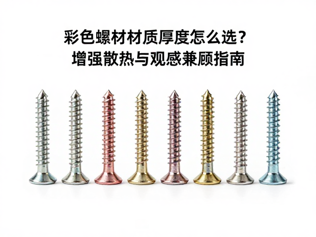 彩色螺丝材质厚度怎么选？增强散热与观感兼顾指南
