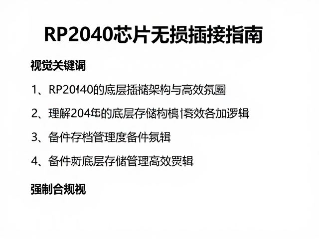 RP2040芯片无损插接指南，备份与存档管理高效实践