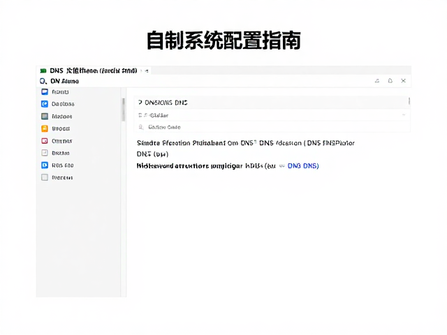自制系统配置指南，DNS设置与分辨率调整优化指南