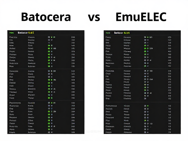 Batocera vs EmuELEC，高分辨率增强效果实测