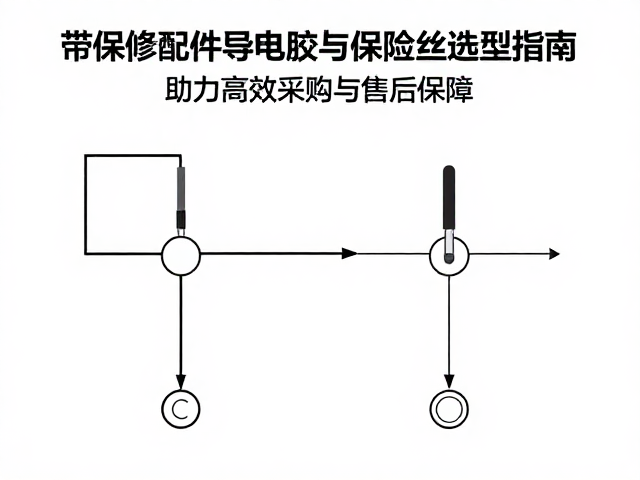 带保修配件导电胶与保险丝选型指南，助力高效采购与售后保障
