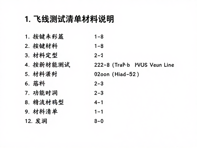 飞线教程，按键功能测试与材料清单详细说明