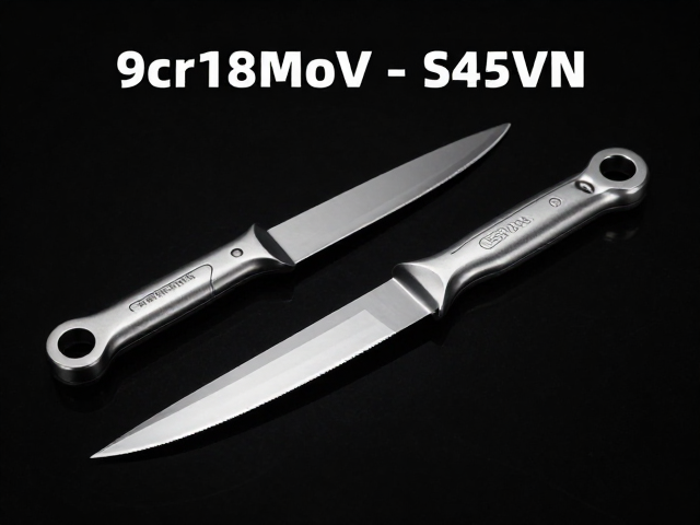 9Cr18MoV与S45VN对比,按使用场景选刀具更省心