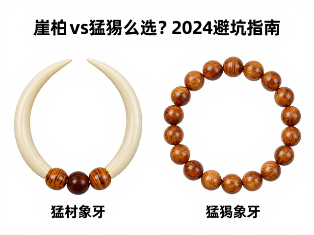 崖柏vs猛犸象牙，轻量化文玩怎么选？2024避坑指南