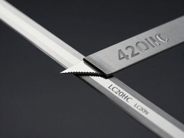420HC、LC200N与高硬度钢对比，高硬度钢材容易崩刃吗？