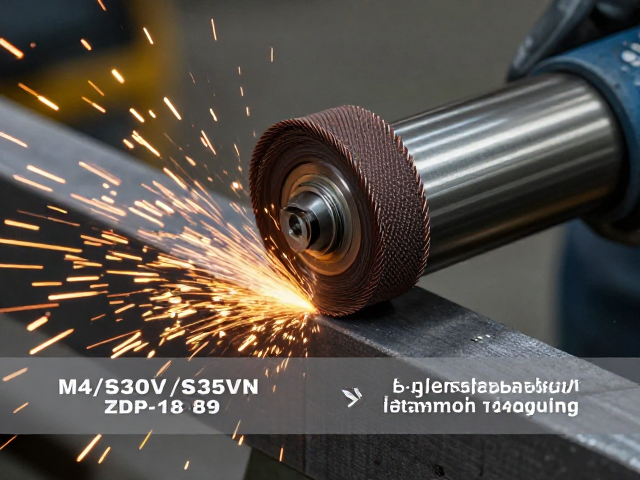 砂带打磨M4/S30V/S35VN/ZDP-189性能对比,高性能粉末钢刀具怎么选?