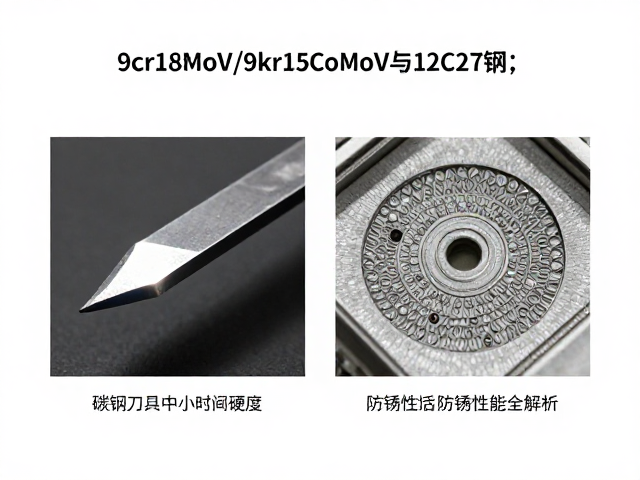 9Cr18MoV/9Cr15CoMoV与12C27钢对比，碳钢刀具硬度、防锈性能全解析