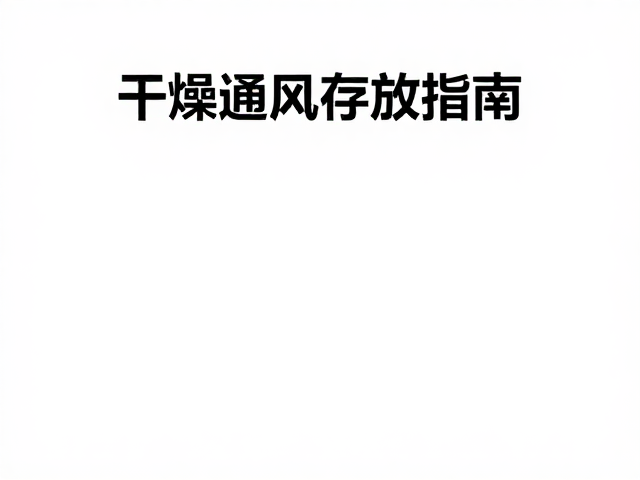 非遗传统锻打与水淬工艺，干燥通风存放指南