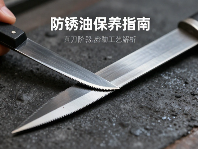 直刃分阶段磨削工艺解析,碳钢刃面涂防锈油保养指南