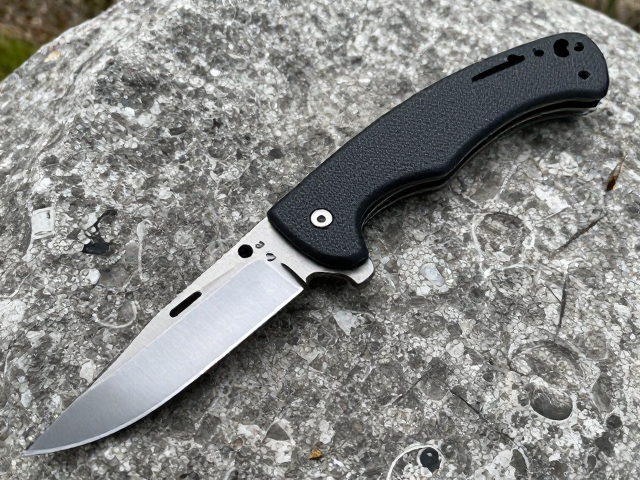徒步远足必备，Busse巴斯手工猎刀CPM-S30V钢材解析
