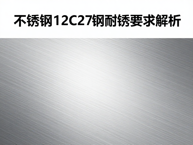 不锈钢牌号12C27钢耐锈要求解析，如何根据场景正确选择