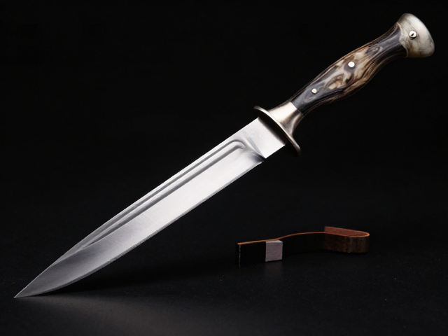 鹿角柄大马士革钢刀保养,磨刀棒使用技巧