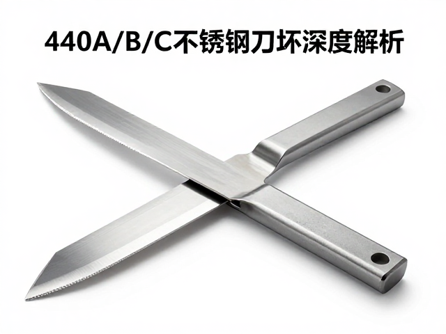 440A/B/C不锈钢与白纸钢刀坯深度解析,硬度、防锈与选购指南