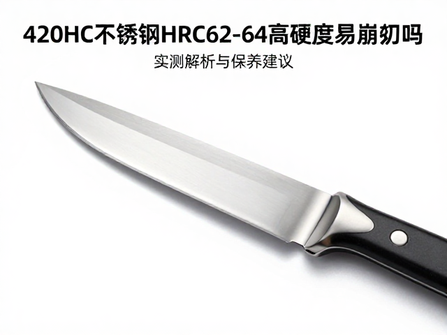 420HC不锈钢HRC62-64高硬度易崩刃吗?实测解析与保养建议