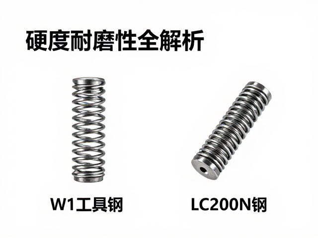 弹簧钢、W1工具钢、LC200N钢怎么选?硬度耐磨性全解析