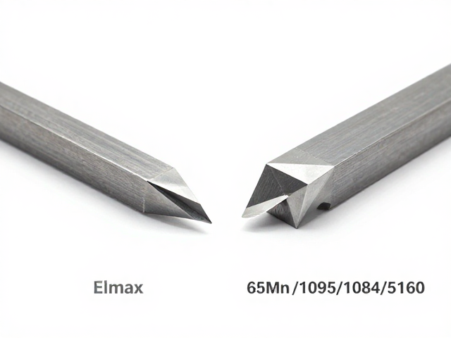Elmax与65Mn/1095/1084/5160钢材对比,不同钢材如何磨刀全解析