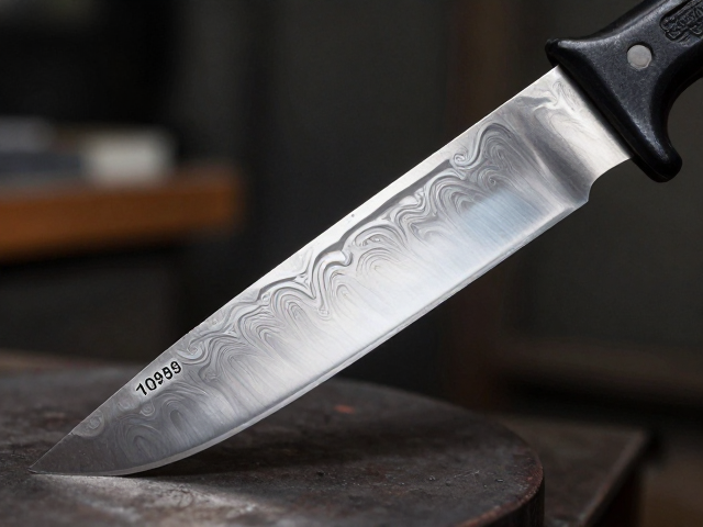 1095钢折叠锻造大马士革,高碳工具钢刀具性能解析