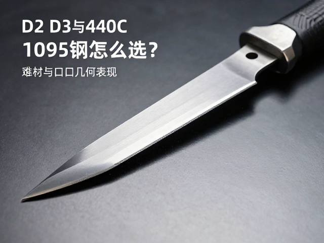 D2/D3与440C、1095钢怎么选?刀具钢材性能对比与选购指南