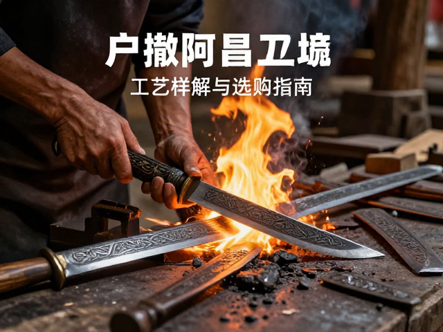 户撒阿昌刀工坊实拍，蒙古刀雕花刀鞘工艺详解与选购指南