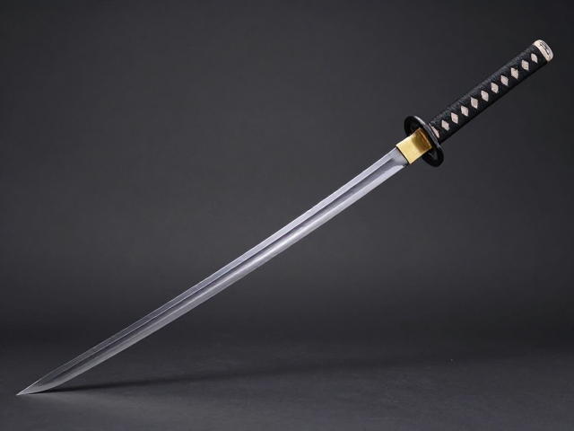 堺孝行D型柄武士刀，刀身轻巧锋利，匠心打造极致斩击体验